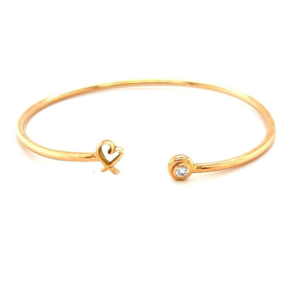 18K‎ Rose Gold T&Co. Loving Heart Diamond Bangle